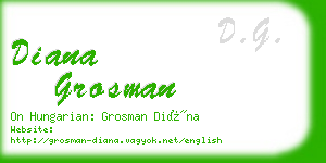 diana grosman business card